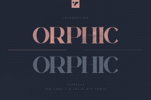 Orphic Typeface Font Download