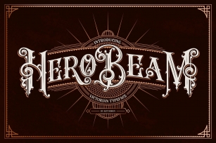 Hero Beam Typeface Font Download