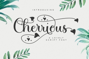 Cherrious Script Font Download