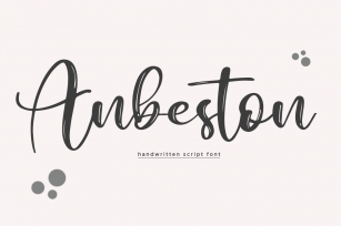 Anbeston Script Font Download