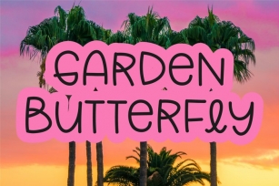 Garden Butterfly Font Download