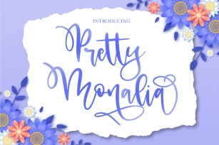 Pretty Monalia Font Download
