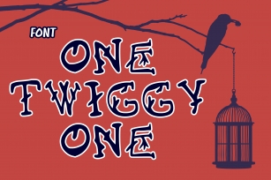 One Twiggy One Font Download