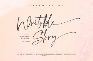Writable Story Font Download