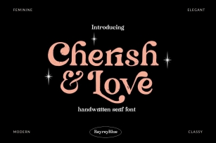 Cherish  Love Font Download