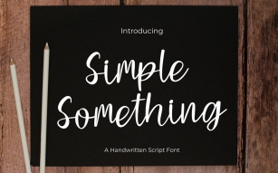 Simple Something Font Download