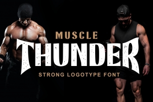 Muslce Thunder Font Download