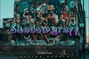 Shadowgraff - Graffiti Font Font Download