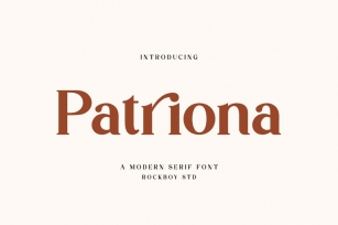 Patriona - Elegant Serif Font Font Download