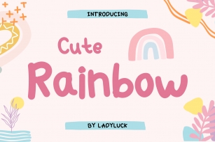 Cute Rainbow Font Download