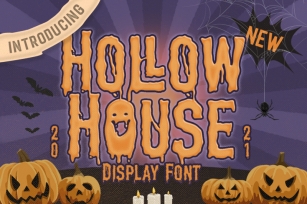 Hollow House - Scary Font Font Download