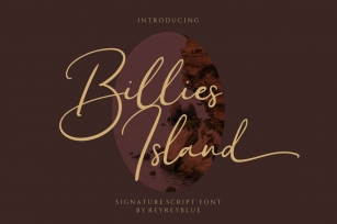 Billies Island -Signature Font Download