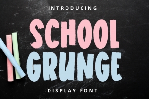 School Grunge Font Download