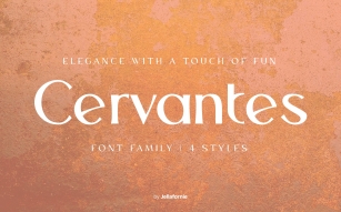 Cervantes Font Download