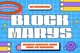 Block Marys Font Download