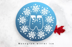 Monogram Winter Ice Font Download
