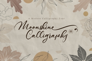 Moonshine Calligraphy Font Download