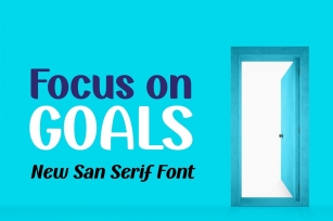 Focus on Goals Font Download