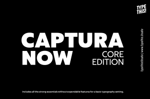 Captura Now Core Edition Font Download