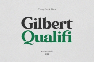 Gilbert Qualifi Font Download