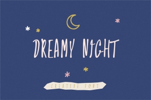 DREAMY NIGHT Creative Font Download