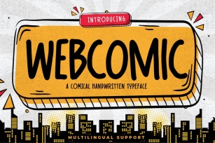 Webcomic - Comical Handwritten Typeface Font Download