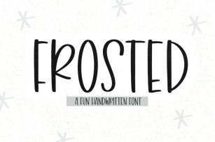 Frosted Font Download