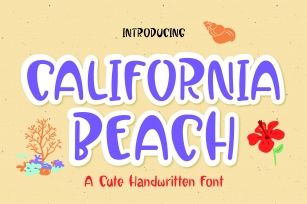 California Beach Font Download