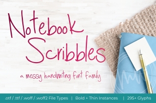 Notebook Scribbles Font Download