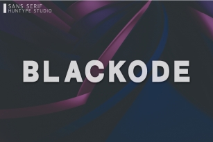Blackode Font Download