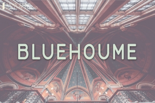 Bluehoume Font Download