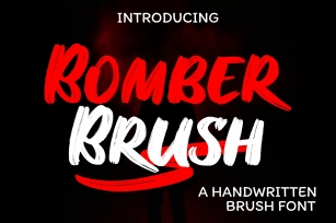 Bomber Brush Font Download