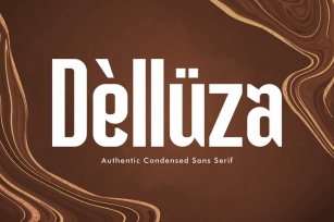 Delluza - Authentic Condensed Sans Font Download