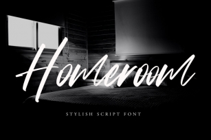 Homeroom - Stylish Script Font Font Download
