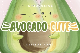 Avocado Cute Font Download