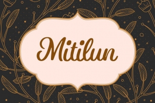 Mitilun Font Download