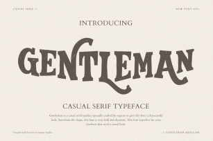 Gentleman Serif Business Font Font Download