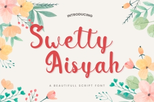 Sweety Aisyah Font Download