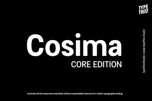 Cosima Core Edition Font Download