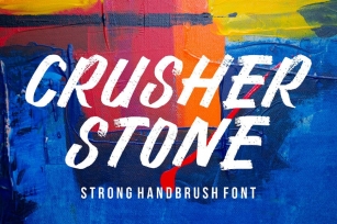 Chrusher Stone Font Download