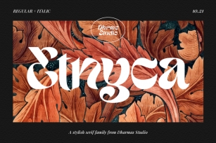 Etnyca - Stylish Serif Typeface Font Download