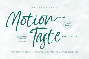 Motion Taste Font Download