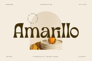 Amarillo - Modern Sans Font Font Download