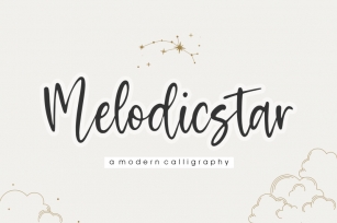 Melodicstar Modern Calligraphy Font Font Download