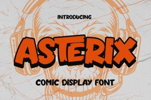 Asterix - Comic Display Font Font Download