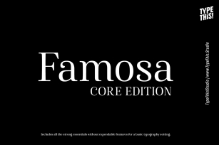Famosa Core Edition Font Download
