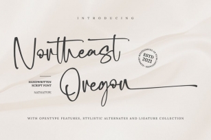 Northeast Oregon Font Download