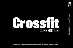 Crossfit Core Edition Font Download