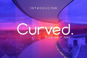 Curved Font Download