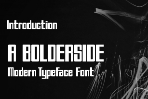 A Bolderside Font Download